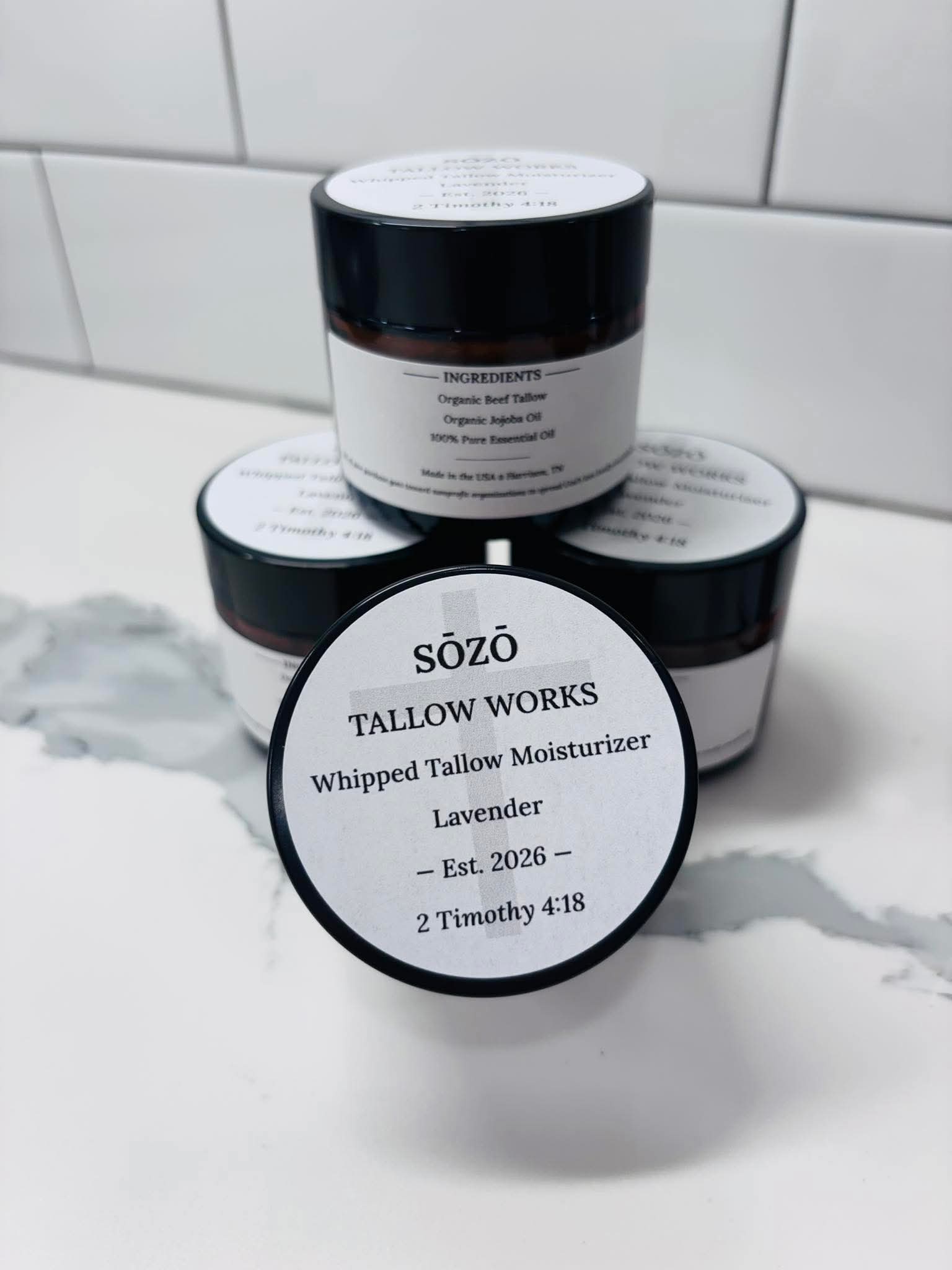 Whipped Tallow Moisturizer — Lavender (2oz)