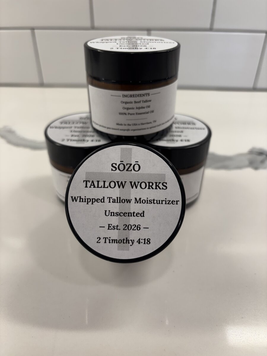 Whipped Tallow Moisturizer — Unscented (2oz)