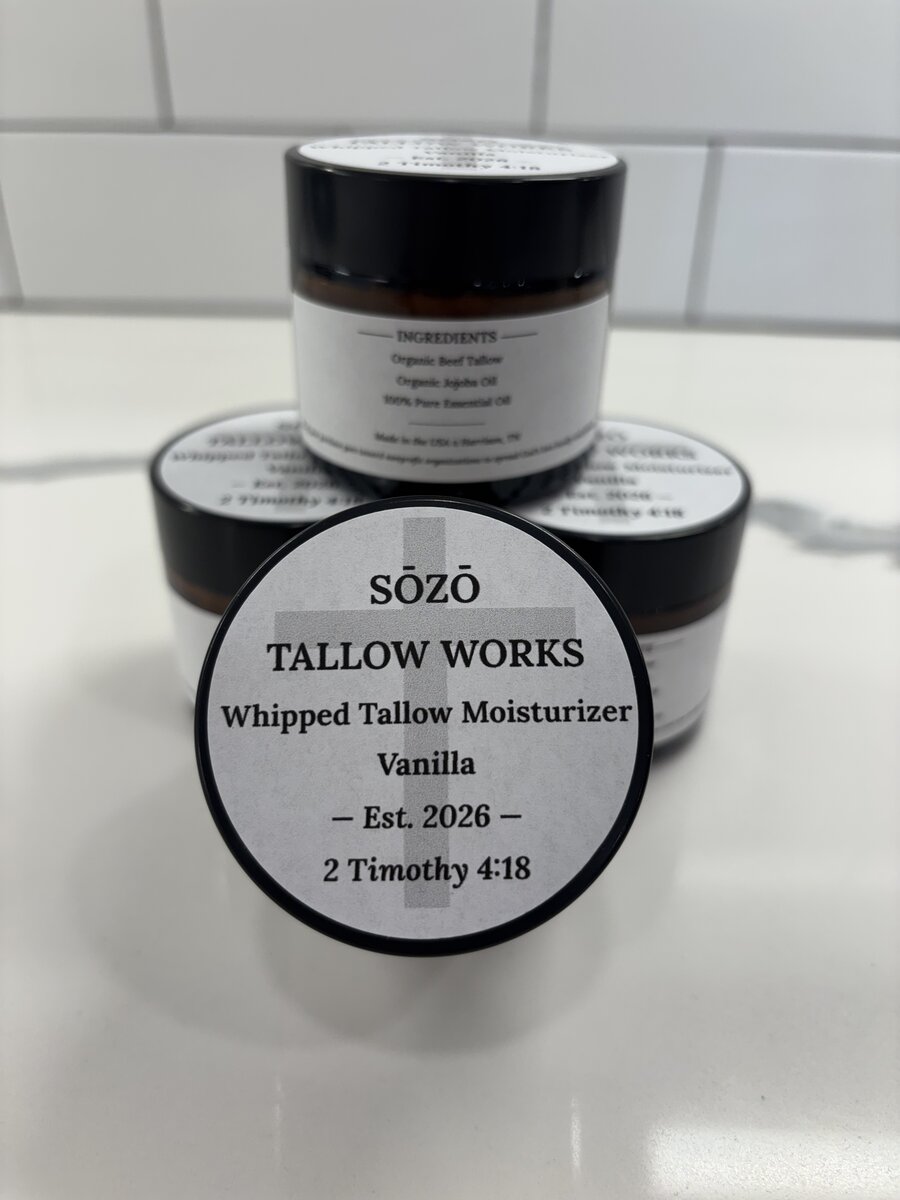 Whipped Tallow Moisturizer — Vanilla (2oz)