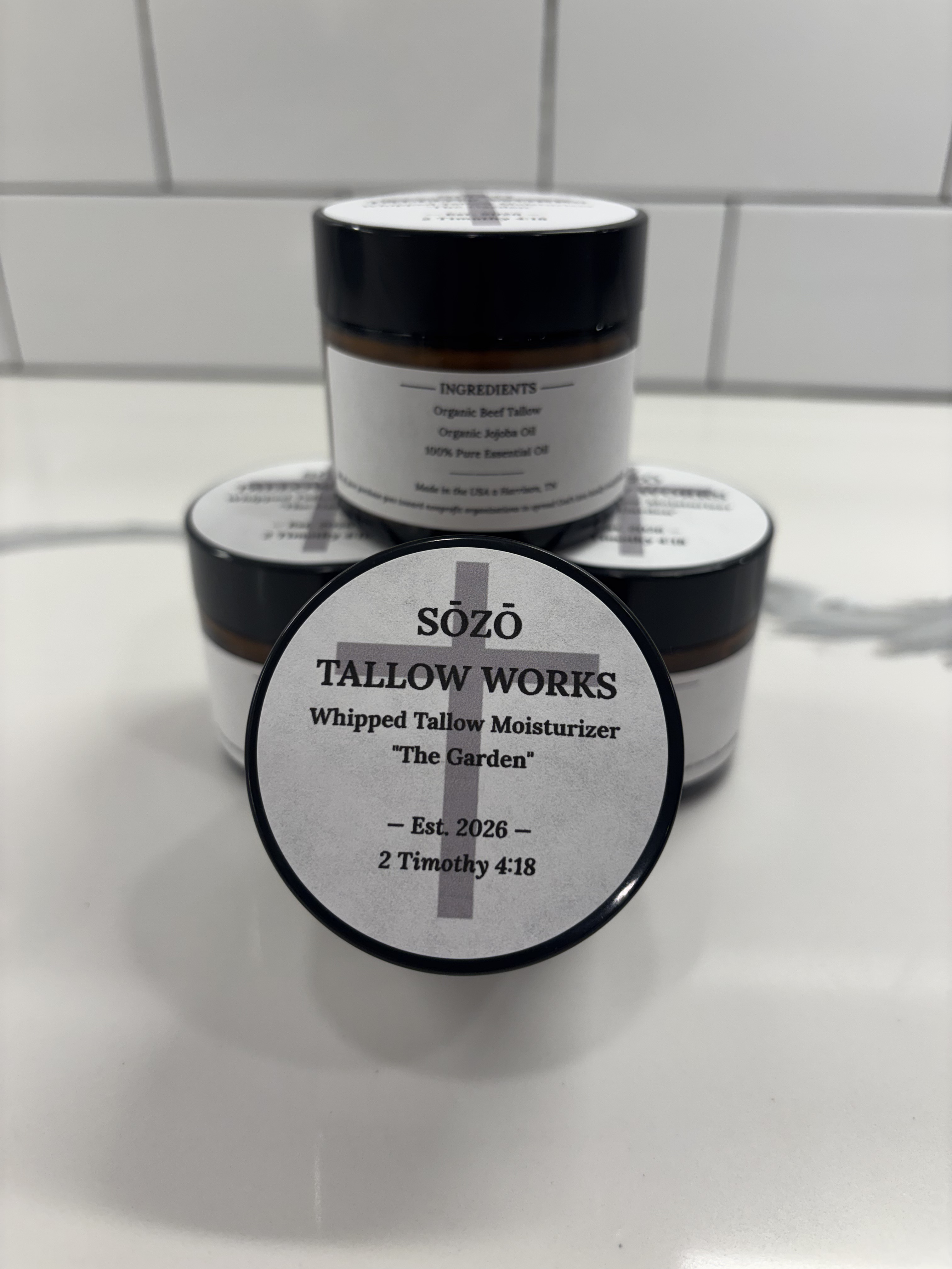 SŌZŌ Tallow Works The Garden whipped tallow moisturizer — radically simple ingredients